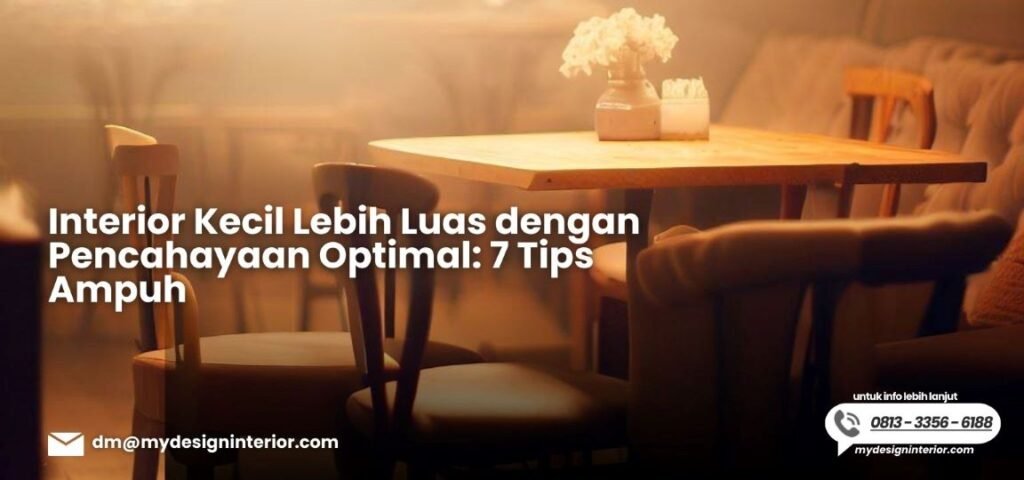 Interior Kecil Lebih Luas dengan Pencahayaan Optimal: 7 Tips Ampuh