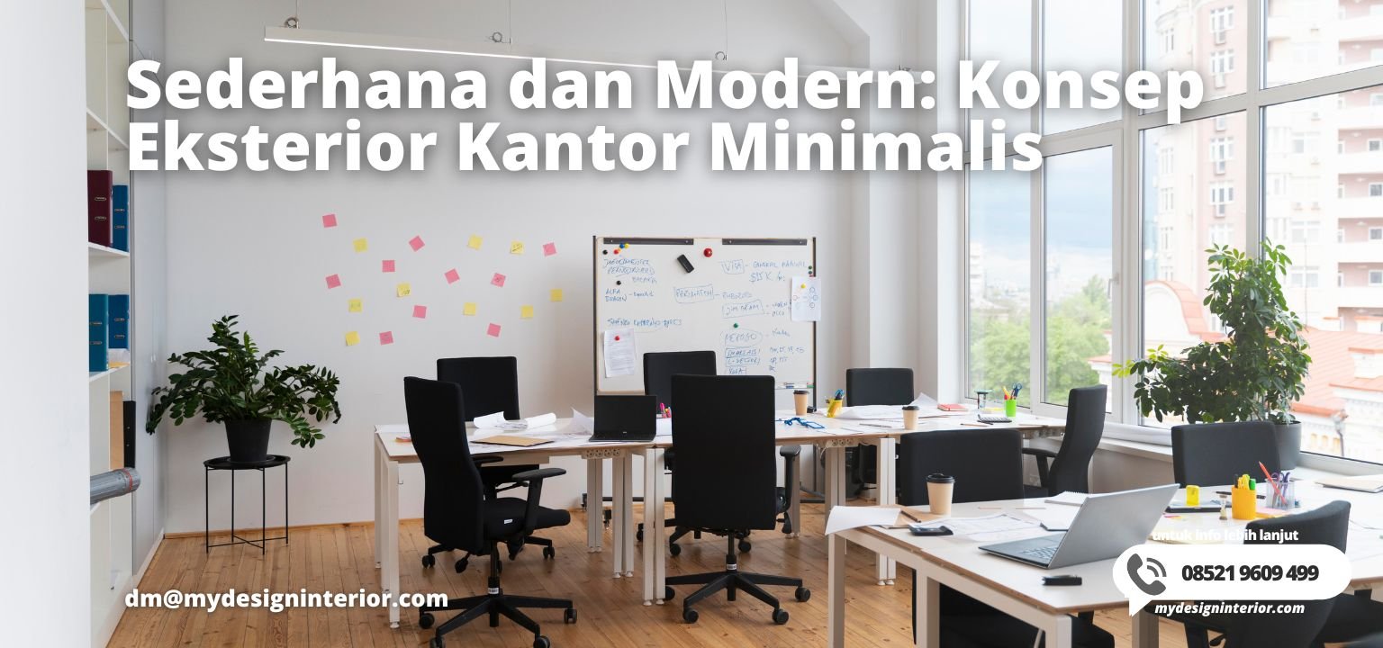 Sederhana dan Modern: Konsep Eksterior Kantor Minimalis