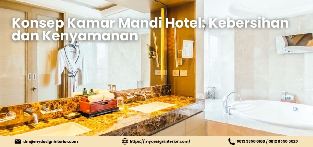 Konsep Kamar Mandi Hotel: Kebersihan dan Kenyamanan